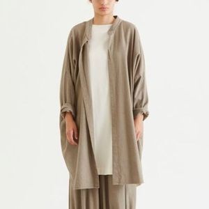 Black Crane Long Square Shirt